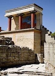 Detalle templo de Knosos