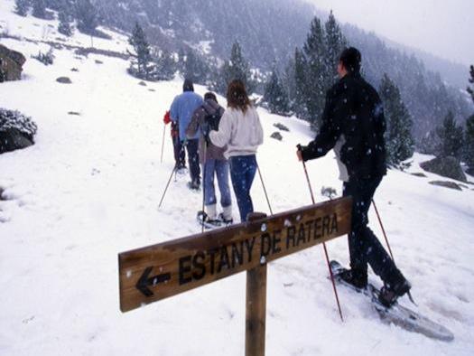 Aigüestortes y el lago San Mauricio, Pirineo, España : Senderismo blanco