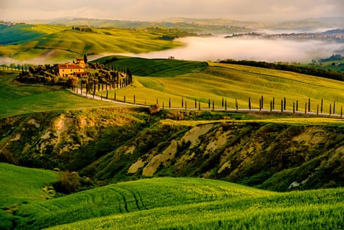 TOSCANA (ITALIA), EL VALLE PERFECTO
